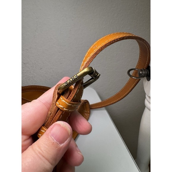 Frye Melissa Artisan Zip Crossbody Sunflower Bag Tooled Brown Western Boho NWOT - Picture 13 of 16